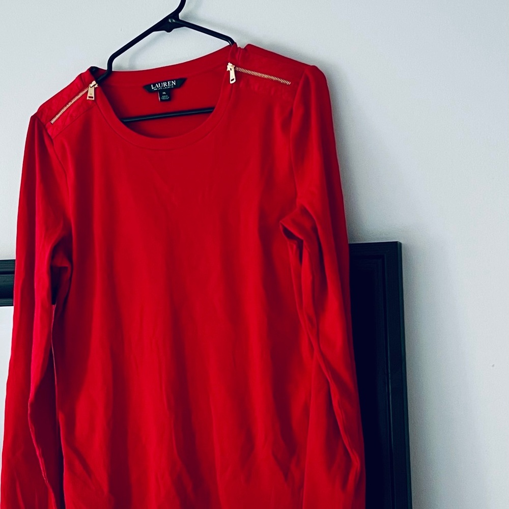 Ralph Lauren top.